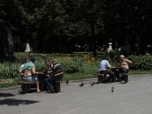 Schach bei senkrechter Sonne im Kalemegdan-Park