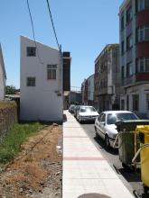 Schön ist anders: Straßenzug in Naron, einem Vorort von Ferrol