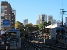 Die Metro-Station im Stadtteil Belgrano